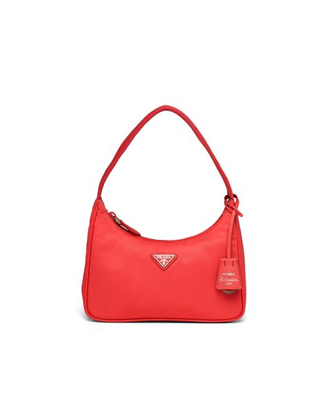 prada re edition 2000 mini bag nylon red